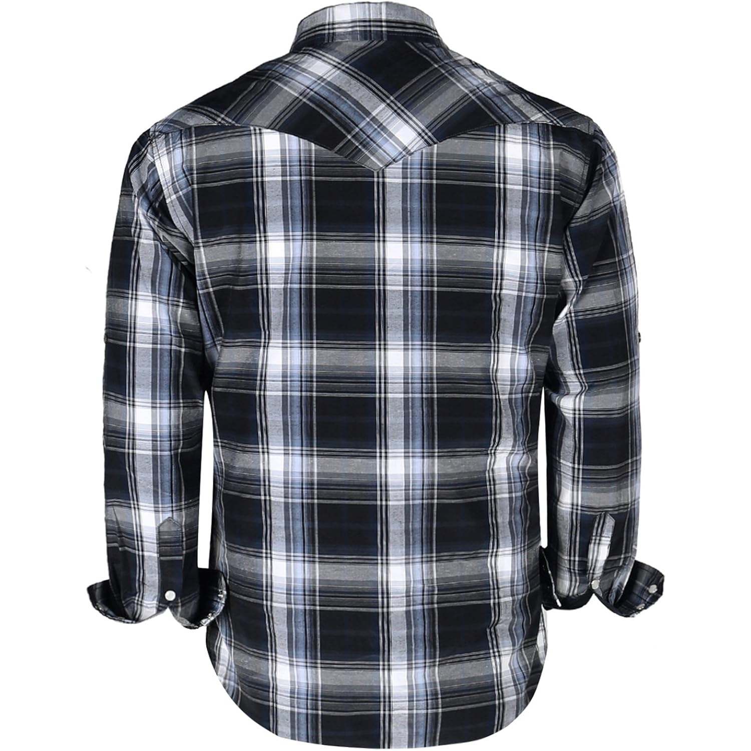 Coevals Club Men'S Western Cowboy Long Sleeve Pearl Snap Casual Work Shirts