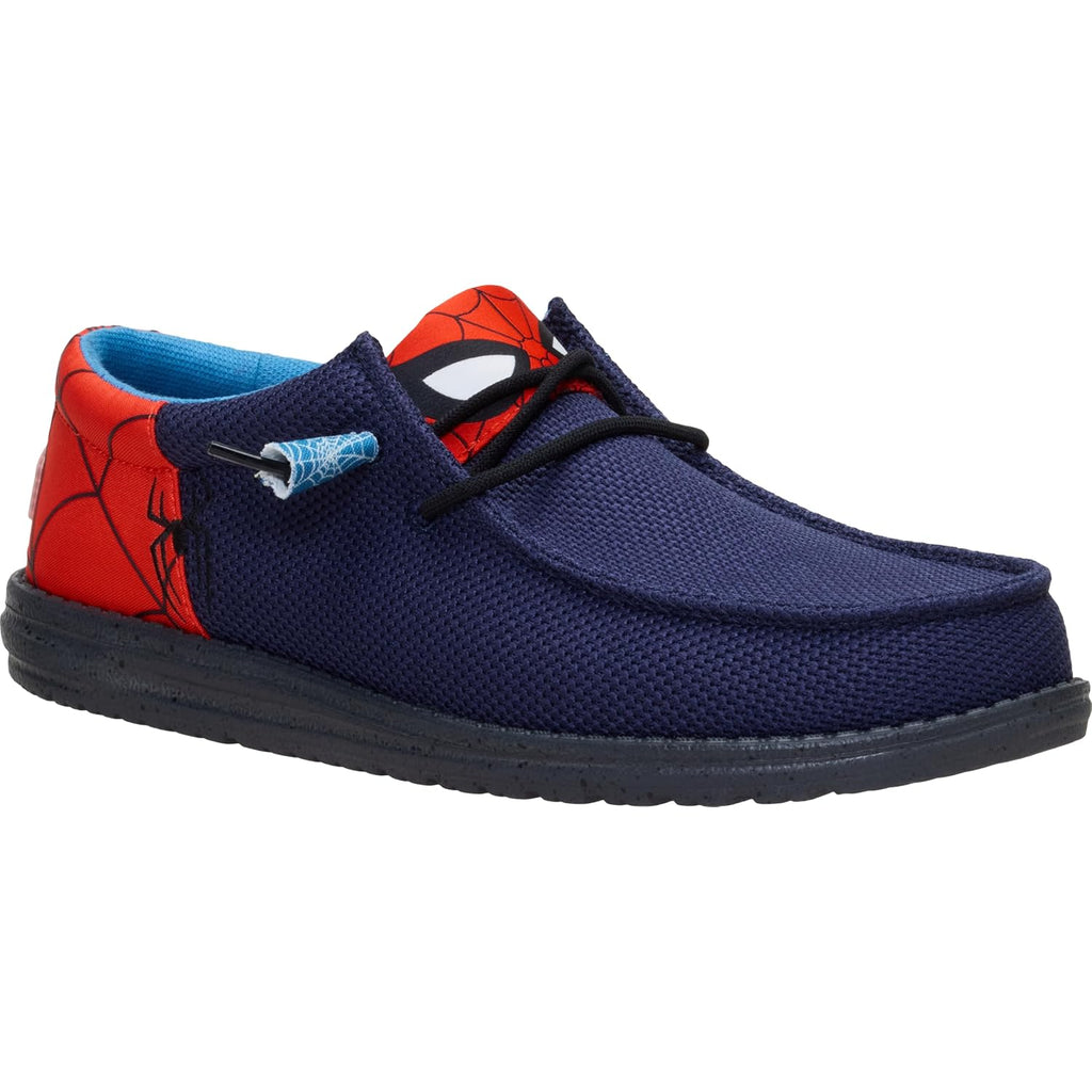 Heydude Men'S Wally Funk Spiderman Slip On Shoe | Lightweight Loafer | Flexible Sole | Easy On Fit