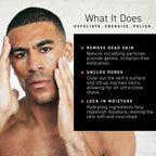 Brickell Men'S Renewing Face Scrub For Men, Deep Exfoliating Facial Scrub Formulated With Pumice, Caffeine And Jojoba Beads, 4 Ounce, Scented