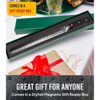 Brisket Slicing Knife – 12" Brisket Knife, Bbq, Grilling Gifts For Men – Razor Sharp German Steel, Full Tang, Ergonomic Handle