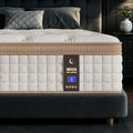Queen Size Mattress (High-End Upgraded) Hotel-Level Luxury 12 Inch Hybrid Queen Mattress in A Box, Cooling-Gel Memory Foam & Pocket Springs,Back Pain,Extra Edge Support,365-Night Trial,Medium Firm