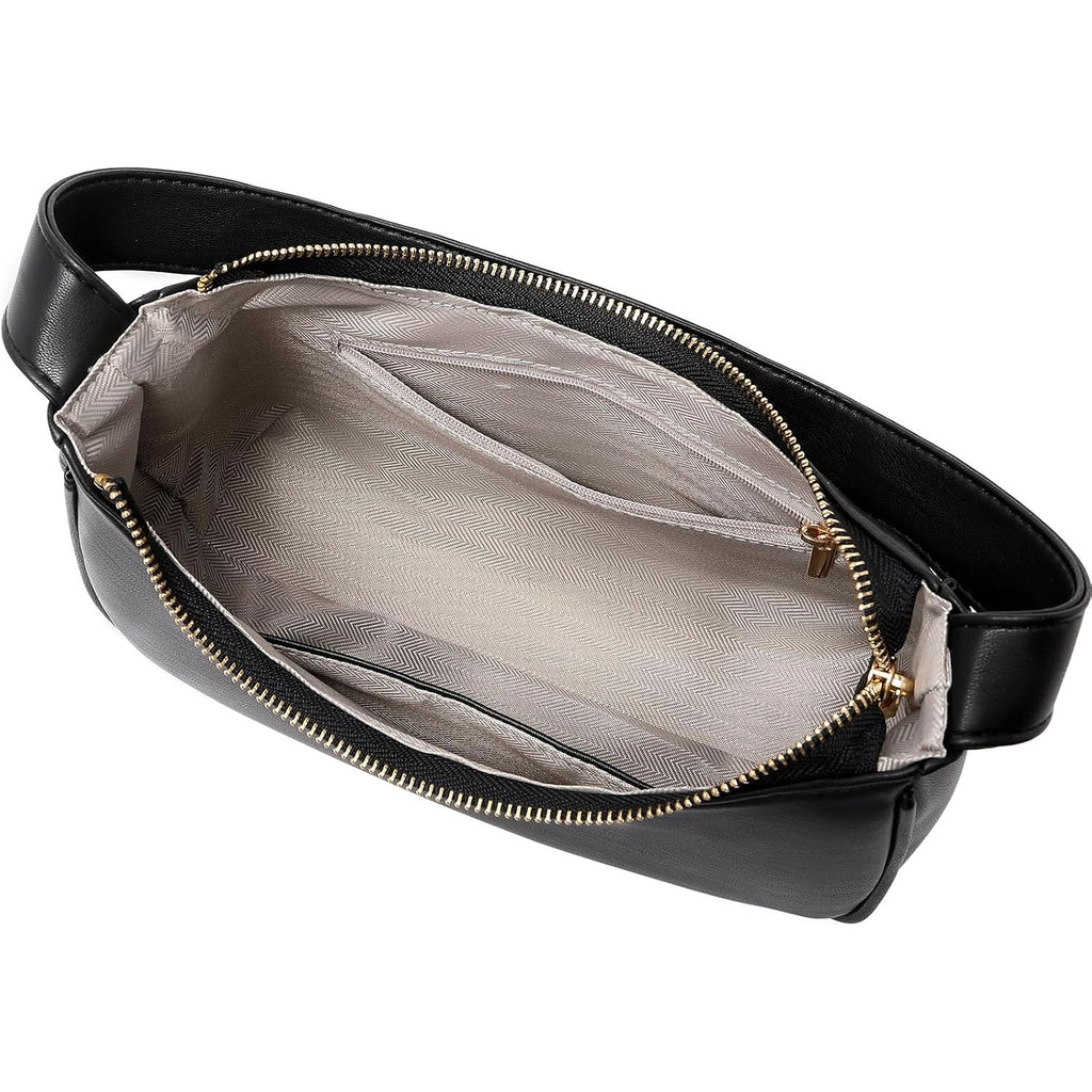 CYHTWSDJ Shoulder Bags for Women, Cute Hobo Tote Handbag Mini Clutch Purse with Zipper Closure