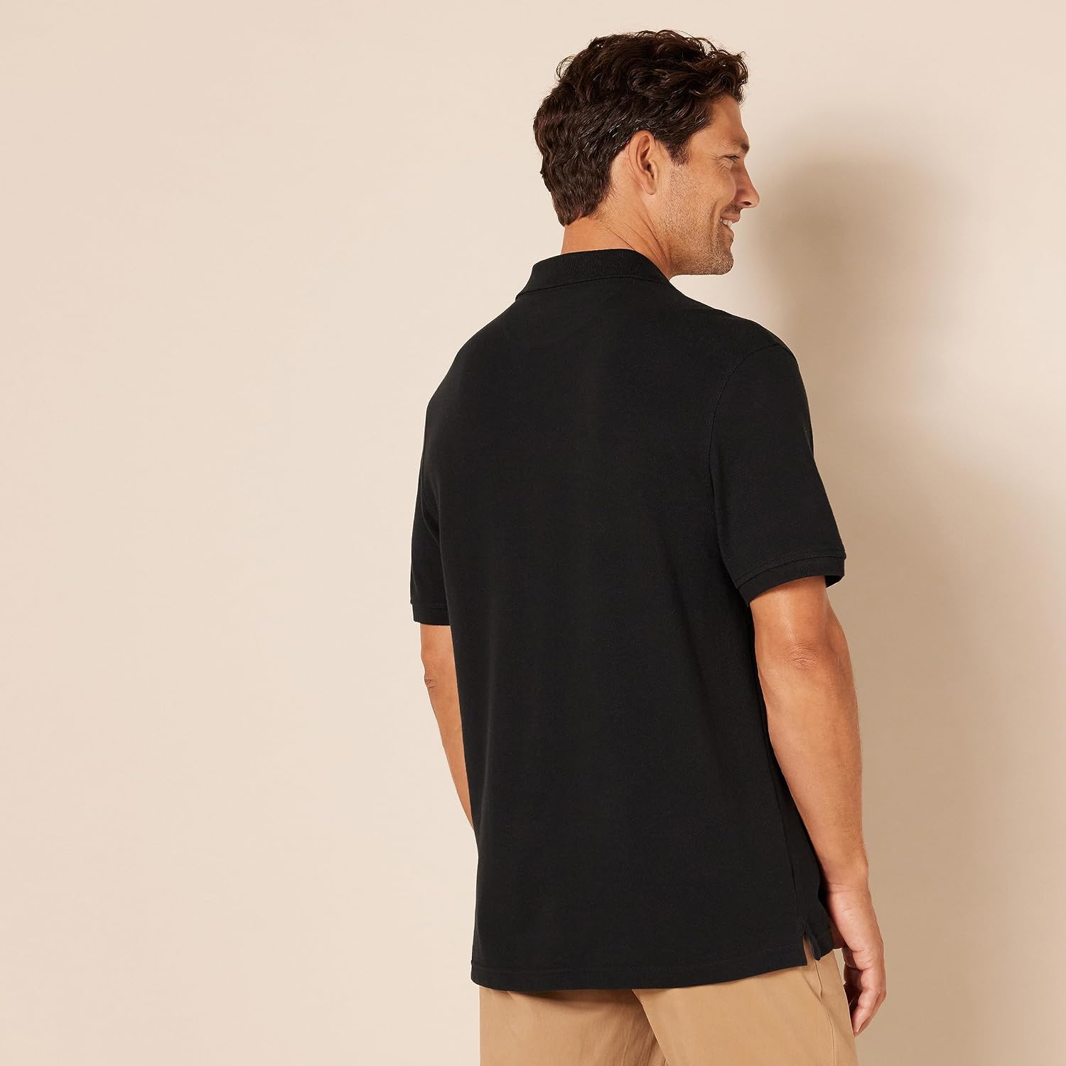 Amazon Essentials Men'S Slim-Fit Short-Sleeve Cotton Pique Polo Shirt