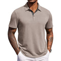 Coofandy Mens Polo Shirts Short Sleeve Casual Summer Polo Tee Classic Collared Golf Stylish Tops