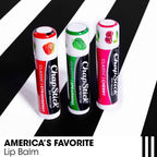 Chapstick Lip Care Set, Classic Collection 3-Pack – Spearmint, Cherry, And Strawberry Lip Balm, 0.15 Oz Ea