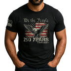 250Th Anniversary Usa T-Shirt, Patriotic Shirts For Men | This Patriotic 1776-2026 Shirt Honors The Historic Anniversary Milestone, Delivering A Classic Graphic Tee For Men.