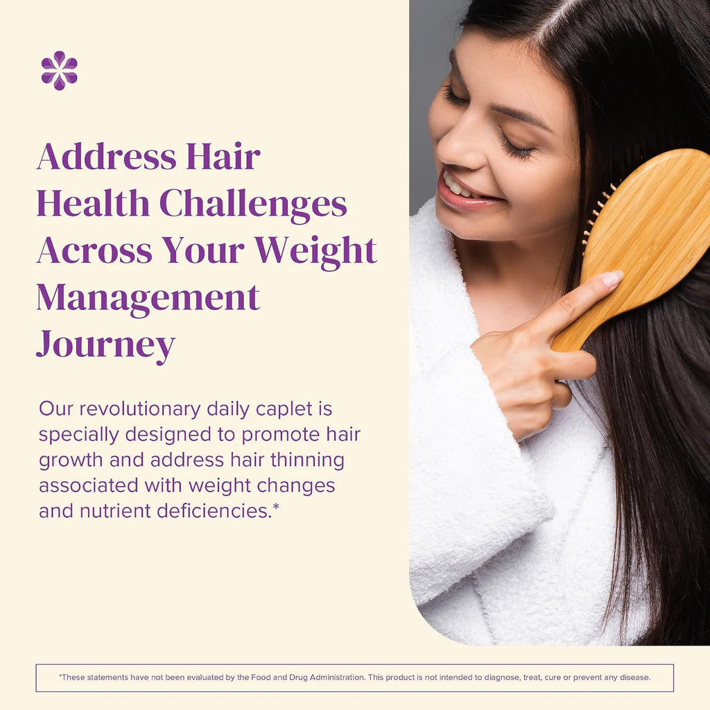 Barimelts Hair Health+ – Helps Reduce Hair Thinning For Glp-1 Users Or Bariatric Patients – Hair Growth Supplement With Clinically Studied Anagain™ Nu And Keratin – 1-Month Supply