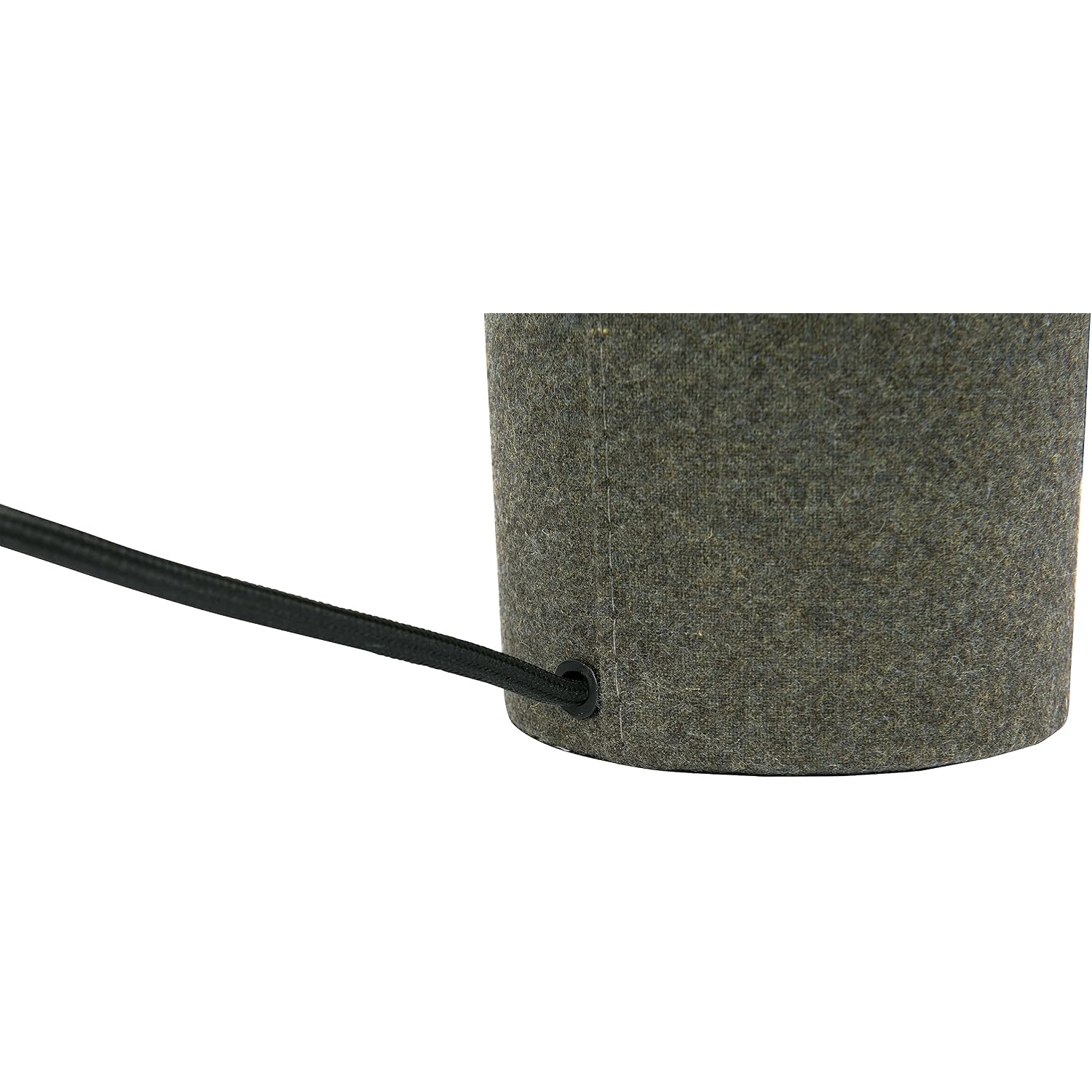 Bloomingville Grey Wool Blend Matching Shade (Set Of 2 Table Lamp Set, 12" L X 12" W X 14" H, Ah0898Set