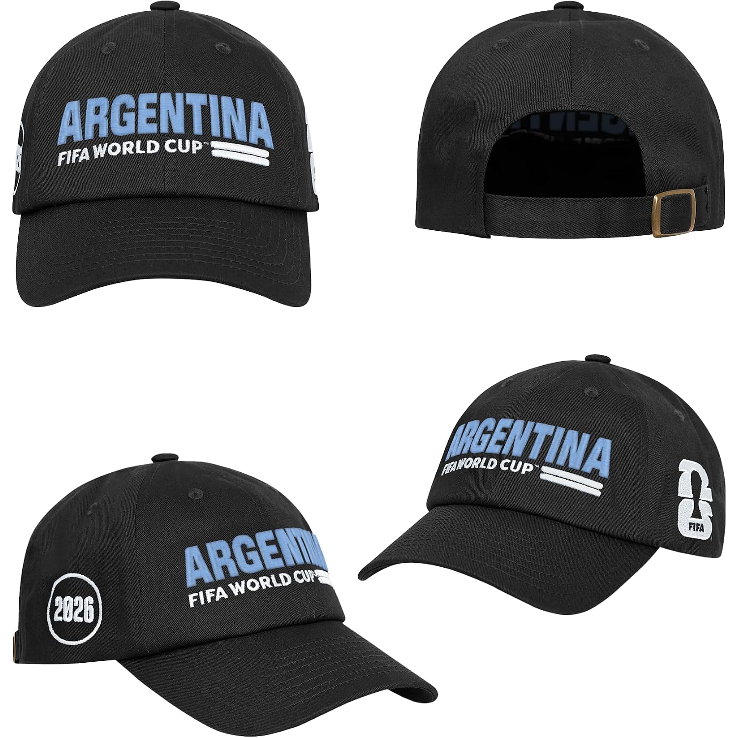 Outerstuff Unisex Adult Country Dad Hat Strap Back Baseball Cap Argentina