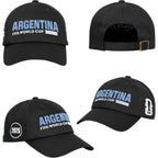 Outerstuff Unisex Adult Country Dad Hat Strap Back Baseball Cap Argentina
