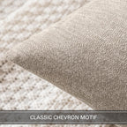 Miulee Pack Of 2 Beige Decorative Pillow Covers 18X18 Inch | Soft Chenille Couch Throw Pillows Farmhouse Cushion Covers For Home Decor Sofa Bedroom Living Room