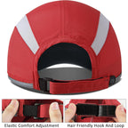 Gadiemkensd Reflective Folding Outdoor Hat Unstructured Design Upf 50+ Sun Protection Sport Hats For Womens And Mens
