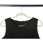 Simplify 10 Super Slim Velvet Huggable Hangers In Ivory