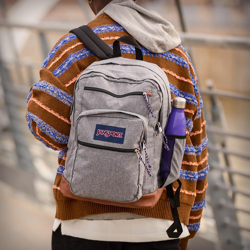 Jansport Cool Backpack, With 15-Inch Laptop Sleeve - Large Computer Bag Rucksack With 2 Compartments, Ergonomic Straps, Navy | 15-Inch Laptop Sleeve