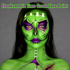 Light Green Face Paint Stick,St Patricks Day Lime Green Body Paint Stick,Washable Face Painting For Monster Frankenstein Witch Elphaba Costume,Halloween Sfx Makeup Paint For Cosplay,1.06 Oz