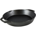Lodge Seasoned Cast Iron Dual Handle Pan 12 Inch - Cast Iron Frying Pan - Even Heat Distribution - Oven & Stovetop Safe - PFAS-Free, Non-Toxic Cookware