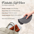 6 Pcs Chemo Cancer Hat for Women Breathable Bamboo Newsboy Baseball Cap Soft Headwear for Cancer Patient Hair Loss Black,dark Grey