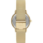 A|X Armani Exchange Three-Hand Stainless Steel Mesh Watches For Women, Women'S Gold Watch