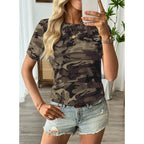 EVALESS Womens Summer Tops Casual Graphic Tees Crewneck Short Sleeve Shirts Spring 2026 Fashion T Shirts