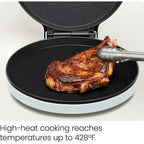 Chefman Everything Maker & Pizza Oven – 1440W Countertop Electric Pizza Maker With 12” Nonstick Cooking Plates, Plus Makes Quesadillas, Omelettes And More, With Indicator Lights And Vertical Storage