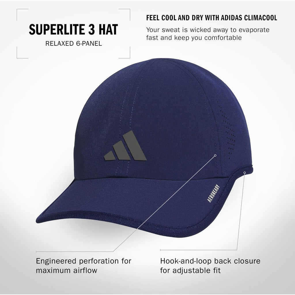 Adidas Superlite 3.0 Relaxed Fit Adjustable Performance Hat