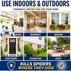 Spider Killer & Repellent Spray - Powerful Peppermint Formulation Kills & Repels All Types Of Spiders And Works Better Than Ultrasonic Gimmicks - 128 Fl Oz Gallon Ready To Use