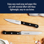 Henckels Solution 7-Pc Knife Set, Razor-Sharp, German Engineered, Natural