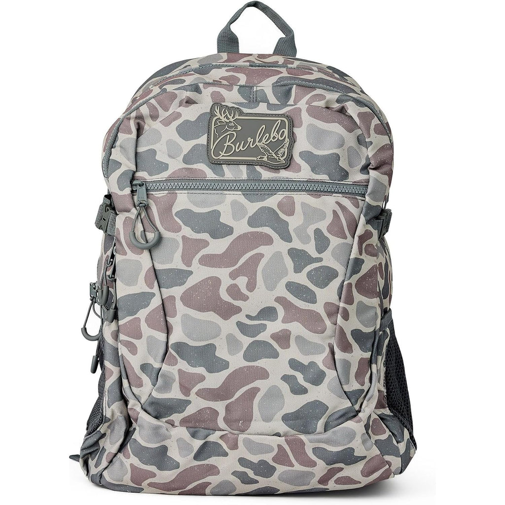 Burlebo Backpack And Lunchbox Bundle, 25L Deer Camo Bag, 15" Laptop Sleeve, Water-Resistant Lunchbox