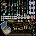 Diy Suncatchers, 400Pcs Sun Catchers Supplies Kit Art And Crafts For Adults