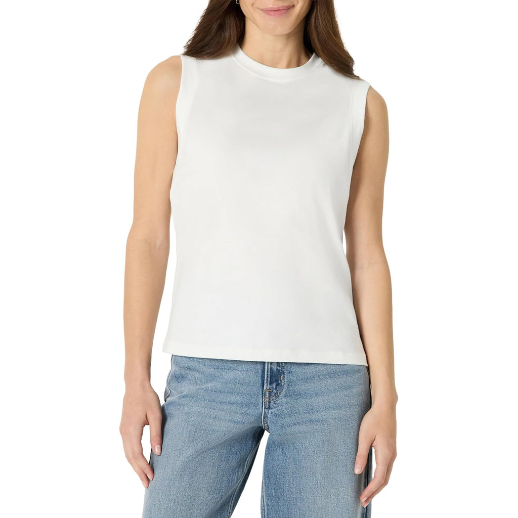 Amazon Essentials Women's Relaxed-Fit Cotton Muscle Tee