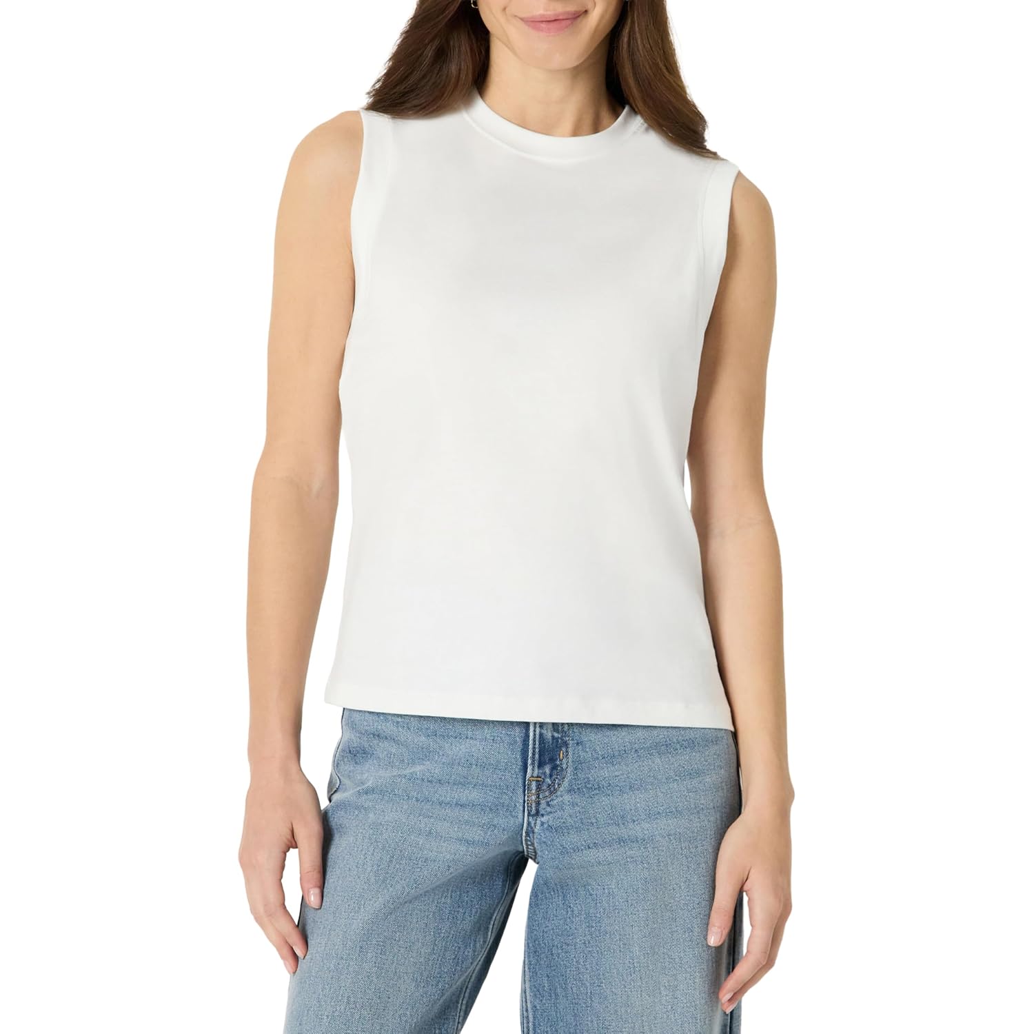 Amazon Essentials Women's Relaxed-Fit Cotton Muscle Tee