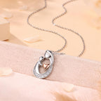 MILACOLATO Mothers Day Necklace for Mom 925 Sterling Silver Mom and Child Necklace with Birthstones Heart Mother Daughter Necklaces for Women New Mum Grandma Wife Birthday Mothers Day Jewelry Gifts