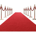 HOMBYS 450 GSM Extra Thick 3x10 ft Red Carpet Runner for Partys & Events, Heavy-Duty Felt Aisle Runway Rug for Steps, Prom Proposal & Wedding Ceremony Decorations, Hollywood Oscars for VIP Awards