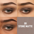 Fv Matte Cream Eyeshadow Stick Waterproof, Long-Lasting Cream Eye Shadow Sticks, High Pigment Easy To Apply Eyeshadow Makeup With Built-In Smudger Stone Matte