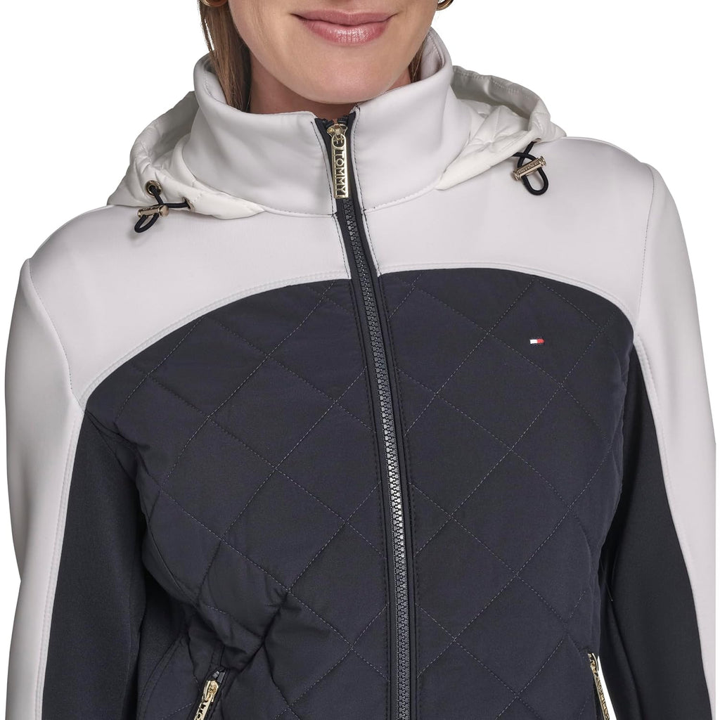 Tommy Hilfiger Women'S Quilted Scuba Outerwear