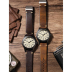 Getalia Leather Watch Band Retro Oil Wax Leather,18Mm 19Mm 20Mm 21Mm 22Mm Quick Release Foldover Clasp Watch Straps For Men And Women