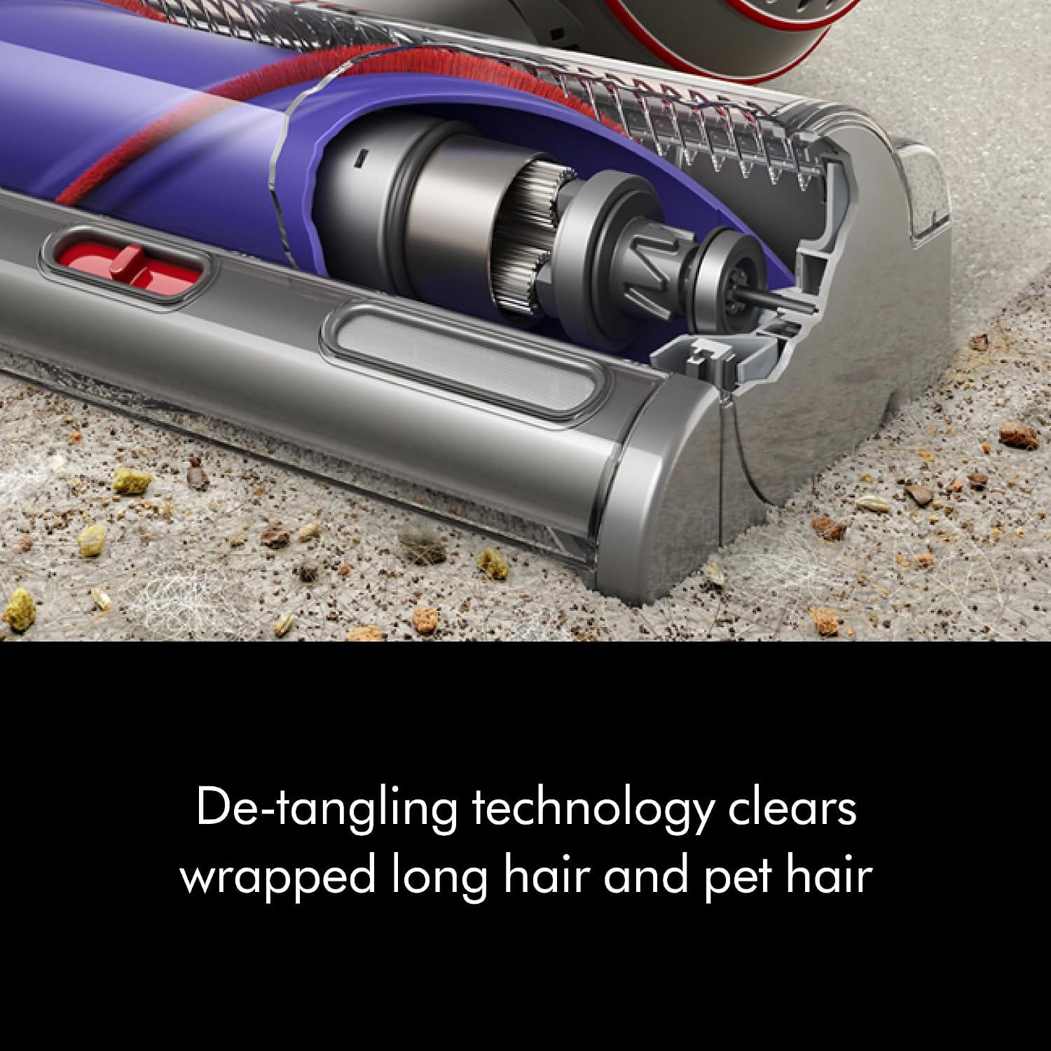Dyson Ball Animal 3 Upright Vacuum, Corded, 290Aw, De-Tangling Motorbar Cleaner Head For All Floors, 3 Suction Modes