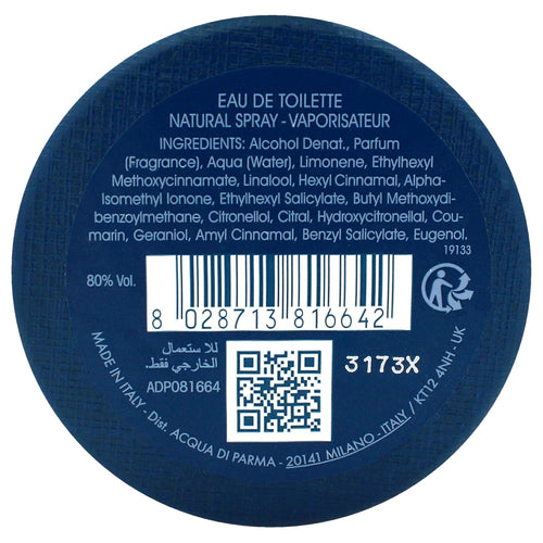 Blu Mediterraneo Fico Di Amalfi by Acqua Di Parma for Men - 3.4 oz EDT Spray