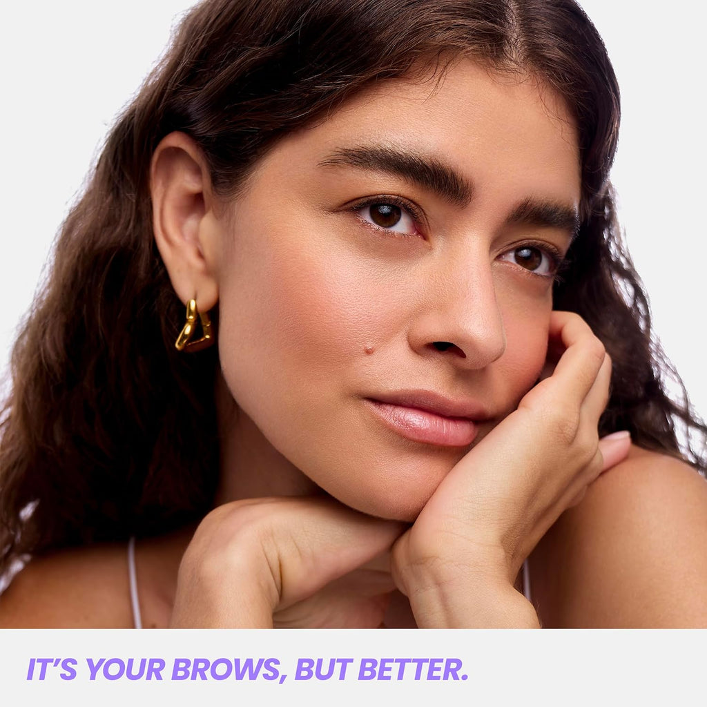 Wonderskin Wonder Blading Brow Stain & Go Masque - Long Lasting Eye Brow Tint, Transfer Proof And Smudge Proof Eyebrow Tint Stain (Dark Brunette)
