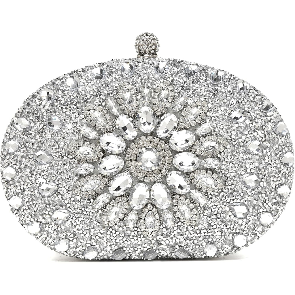 Beaguful Women's Evening Bags Sparkly Rhinestone Clutch Purses Luxury Handbags | Sparkly, Rhinestone, Luxury, Sparkly, Rhinestone, Luxury