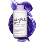 Olaplex Nº.4P Blonde Enhancer Purple Toning Shampoo: Neutralizes Brassiness & Strengthen | Repairs Damages & Hydrates Hair | For Coily, Curly, Straight, And Wavy, 250 Ml / 8.5 Fl. Oz.