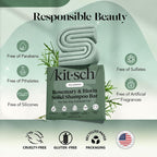 Kitsch Rosemary & Biotin Shampoo Bar - For Hair Growth, Strengthening, Thickening & Volumizing Shampoo For Women And Men - Free Of Parabens, Sulfates & Silicones - Made In Usa, 3.5 Oz