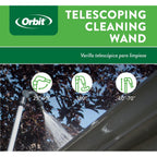 Orbit 58543 Telescoping Gutter Cleaning Wand, Silver