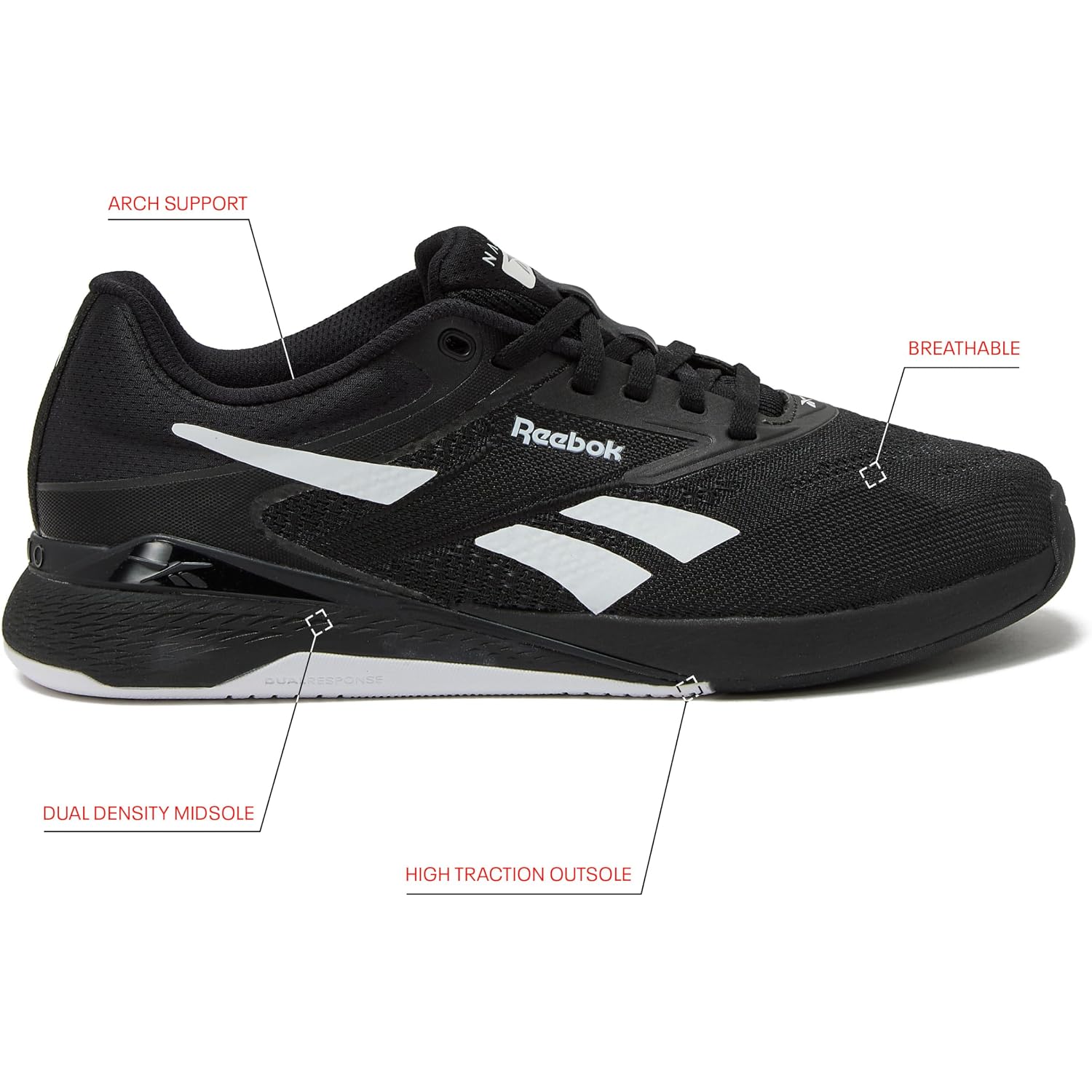 Reebok Nano X5 Sneakers For Women, Cross Training Gym Walking Shoes Women