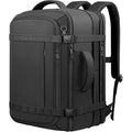 Travel Backpack With Lifetimewarranty,Expandable Carry On Backpack With Cable Access Port,Fits 17.3" Laptop Notebook,Water Resistant Weekender Backpack Business Trips,Daily Travel,Black