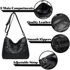 Gladdon Small Crossbody Bags For Women Shoulder Purses Vegan Cross Body Bag | Small Classic Crossbody,Washed Pu Leather,Multiple Pockets,Comfortable,Smooth Zippers,Lightweight,Everyday Bag,All Seasons