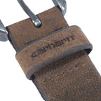Carhartt Men'S Durable Full Grain Saddle Leather Classic Belts, W/Rugged Antique Nickel Hardware