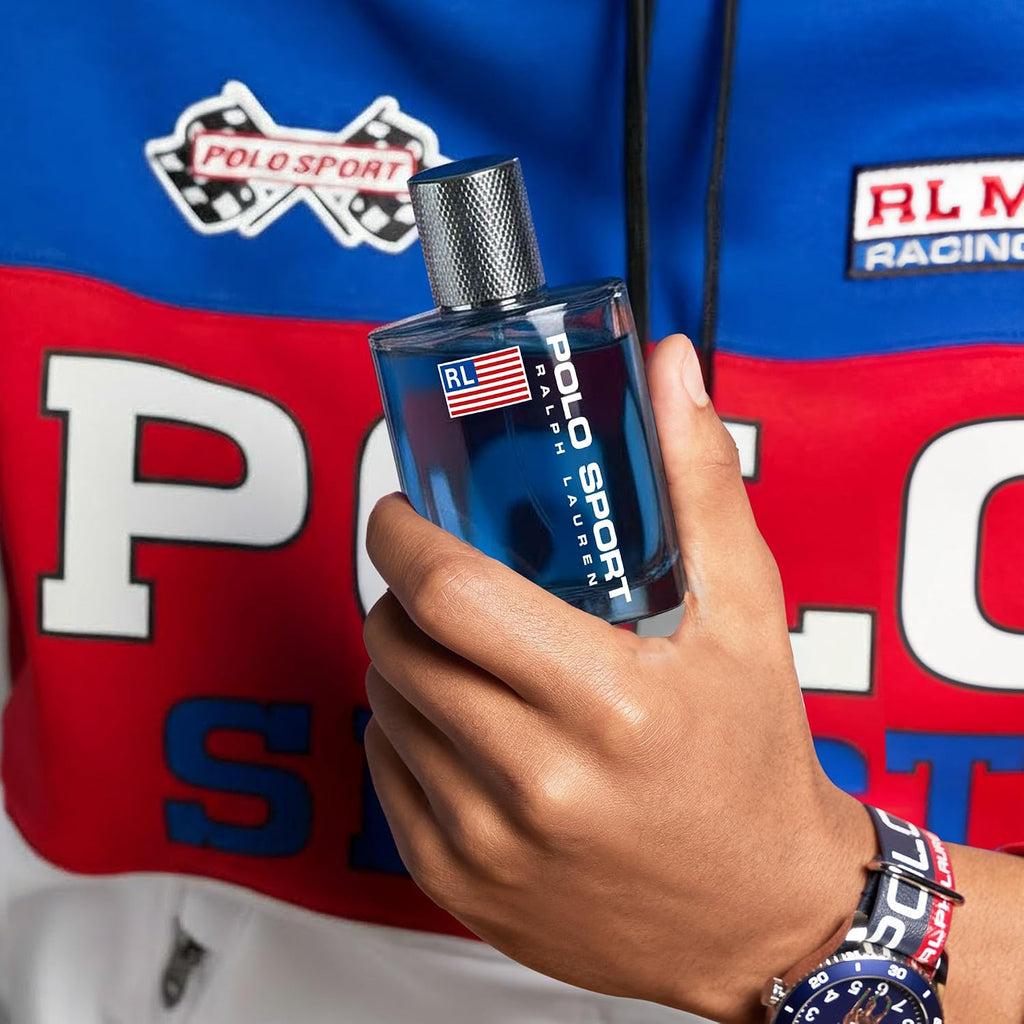 Ralph Lauren Fragrances - Polo Sport - Eau De Toilette - Men'S Cologne - Fresh & Clean - With Oak, Citrus, And Mint - Medium Intensity