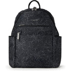 Baggallini Securtex® Anti-Theft Vacation Travel Backpack 10X13 Slash-Resistant Nylon Daypack W/Rfid, Midnight Blossom