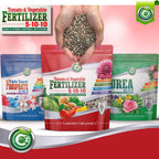 5-10-10 Tomato & Vegetable Fertilizer - Made In Usa - 2% Iron + Micronutrients Plant Food For Flower Gardens